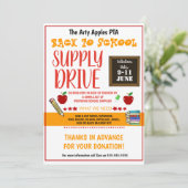 terugkeren naar scholier FLYER voor drive levering Kaart (Staand voorkant)