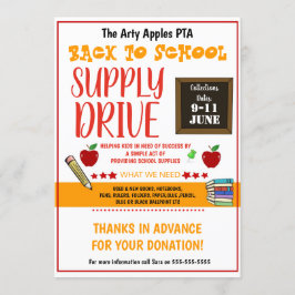 terugkeren naar scholier FLYER voor drive levering Kaart