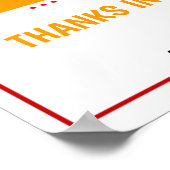 terugkeren naar scholier FLYER voor drive levering Poster (Hoek)