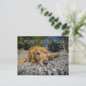 Terugkeren op het rotzige strand. Ik heb nagedacht Briefkaart (Staand voorkant)