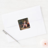 Terugkeren van de Beurs Vierkante Sticker (Envelop)
