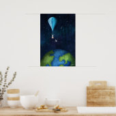 Terugkeren vanaf de rand van de ruimte poster (Keuken)