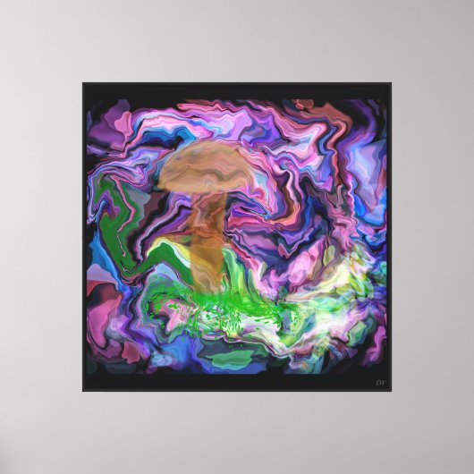 Terugkerende Paddenstoel Canvas Afdruk (Voorkant)