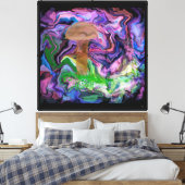Terugkerende Paddenstoel Canvas Afdruk (Insitu (Slaapkamer))