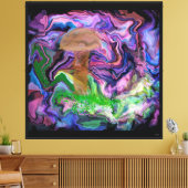 Terugkerende Paddenstoel Canvas Afdruk (Insitu (Woonkamer))