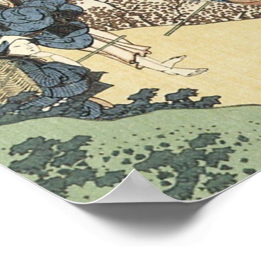 Terugkerende vrouwen (canvas) poster (Hoek)