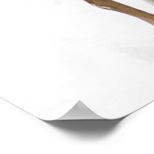 terugkijken, herten poster (Hoek)