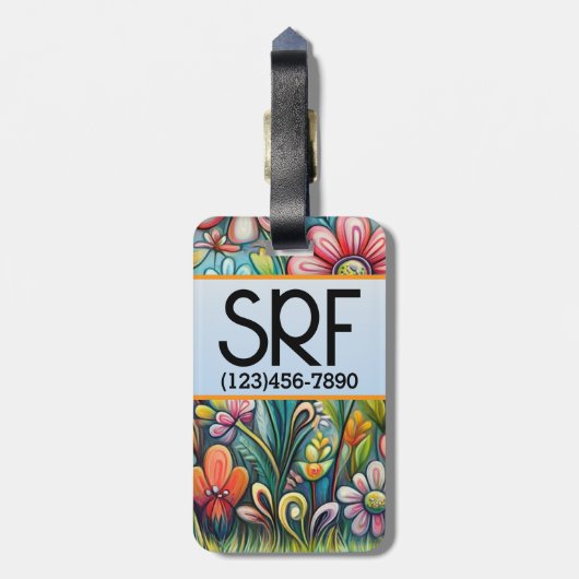 Terugkijken voor ouders of kinderen Label Bagagelabel (Achterkant verticaal)