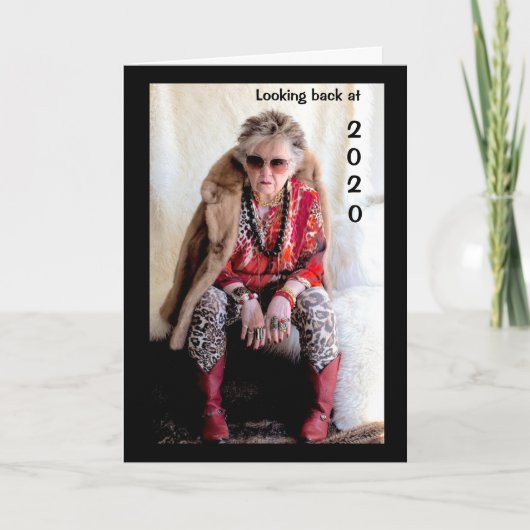 Terugkijkend naar 2020 en de toekomst kaart (Voorkant)