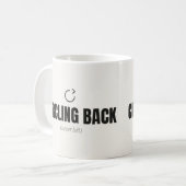 Terugkomen nooit weg Funny Office Mok (Voorkant links)