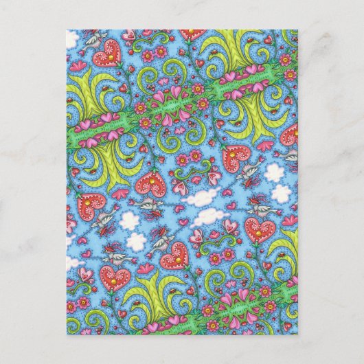 TERUGKUNDIG KUNSTMATIG KUNSTMATIG KUNSTGEBIED, VAL FEESTDAGENKAART (Voorkant)