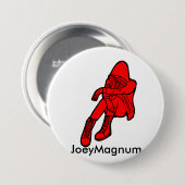 terugloop ronde button 7,6 cm (Voorkant /achterkant)