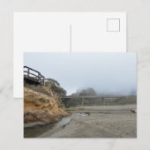 Teruglopend vanaf het strand briefkaart (Voorkant / Achterkant)