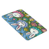 TERUGMAKERE EGG GARDEN, BUNNY RABBIT FLOWERS MAGNEET (Rechterzijde)
