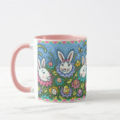 TERUGMAKERE EGG GARDEN, BUNNY RABBIT FLOWERS MOK (Links)