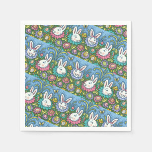 TERUGMAKERE EGG GARDEN, BUNNY RABBIT FLOWERS SERVET