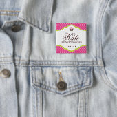 TERUGNAAM VIERKANTE BUTTON 5,1 CM (In situ)