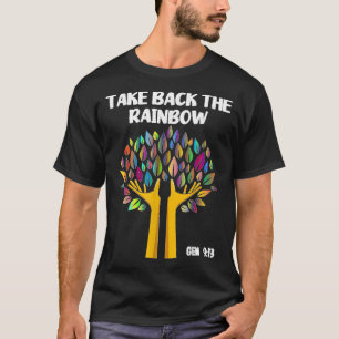 Terugnemen van de regenbooggenese 913 Gods Pro T-shirt