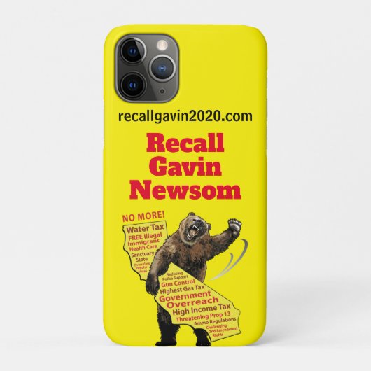 Terugroepen Gavin Newsom Case-Mate iPhone Case (Achterkant)