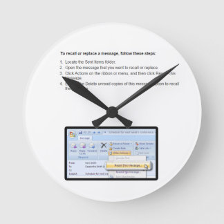 terugroepen ronde klok