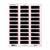 Terugroeplabel Bourgogne en goudmakerij Etiket (Full Sheet)