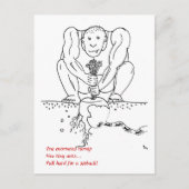 Terugslag haiku briefkaart (Voorkant)