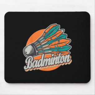 Terugslagspeel Shuttle Sport Badmintonracket Voor Muismat