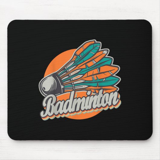 Terugslagspeel Shuttle Sport Badmintonracket Voor Muismat (Voorkant)