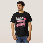 Terugspoelen Cassetteband Graffiti | Herinneringen T-shirt (Voorkant volledig)