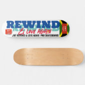 TERUGSPOELEN & LIEFDE OPNIEUW 8 1/4"Skateboarddek Persoonlijk Skateboard (Horizontaal)