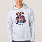 Terugspoelen naar de Chaos Gen X Retro Cassetteban Hoodie (Voorkant)