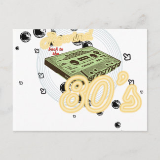 Terugspoelen naar de jaren 80 briefkaart