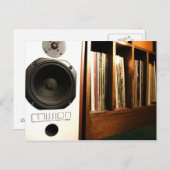 Terugspoelen naar de records briefkaart (Voorkant / Achterkant)