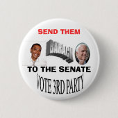 terugsturen... ronde button 5,7 cm (Voorkant)