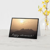 terugtrekkende uitzichttroep kaart (Gele Bloem)