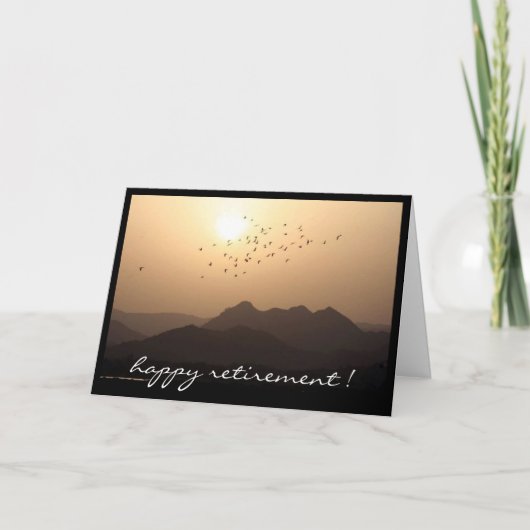 terugtrekkende uitzichttroep kaart (Voorkant)