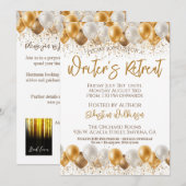 terugtrekkingsgebeurtenis voor schrijver kaart (Voorkant / Achterkant)