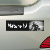 terugvliegen bumpersticker (Op auto)
