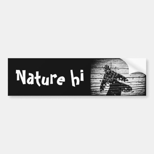 terugvliegen bumpersticker (Voorkant)