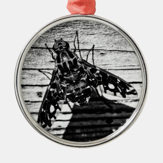 terugvliegen metalen ornament (Voorkant)