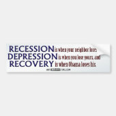 Terugvordering... Bumpersticker (Voorkant)