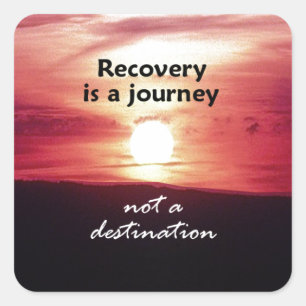 Terugvordering Vierkante Sticker