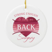 Terugwinning van chirurgische ingrepen bij vrouwen keramisch ornament (Achterkant)