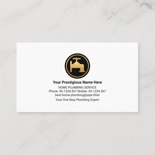 Terugwinning van de druppelbuis van krampen visitekaartje (Achterkant)