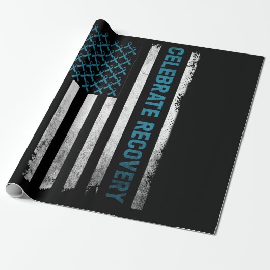 Terugwinning van drugsverslaving cadeaupapier (Uitgerold)