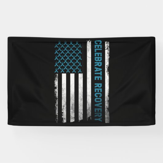 Terugwinning van drugsverslaving spandoek (Horizontaal)