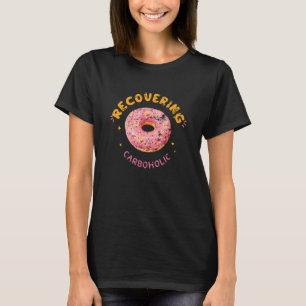 terugwinning van knoflook donut junk food mannen v t-shirt