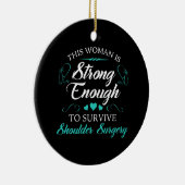 Terugwinning van schouderdieren door vrouwen keramisch ornament (Rechts)