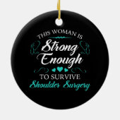 Terugwinning van schouderdieren door vrouwen keramisch ornament (Achterkant)