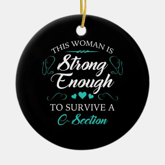 Terugwinning van vrouwen uit de C-sectie Keramisch Ornament (Voorkant)